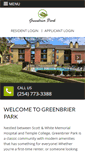 Mobile Screenshot of greenbrier-apts.com